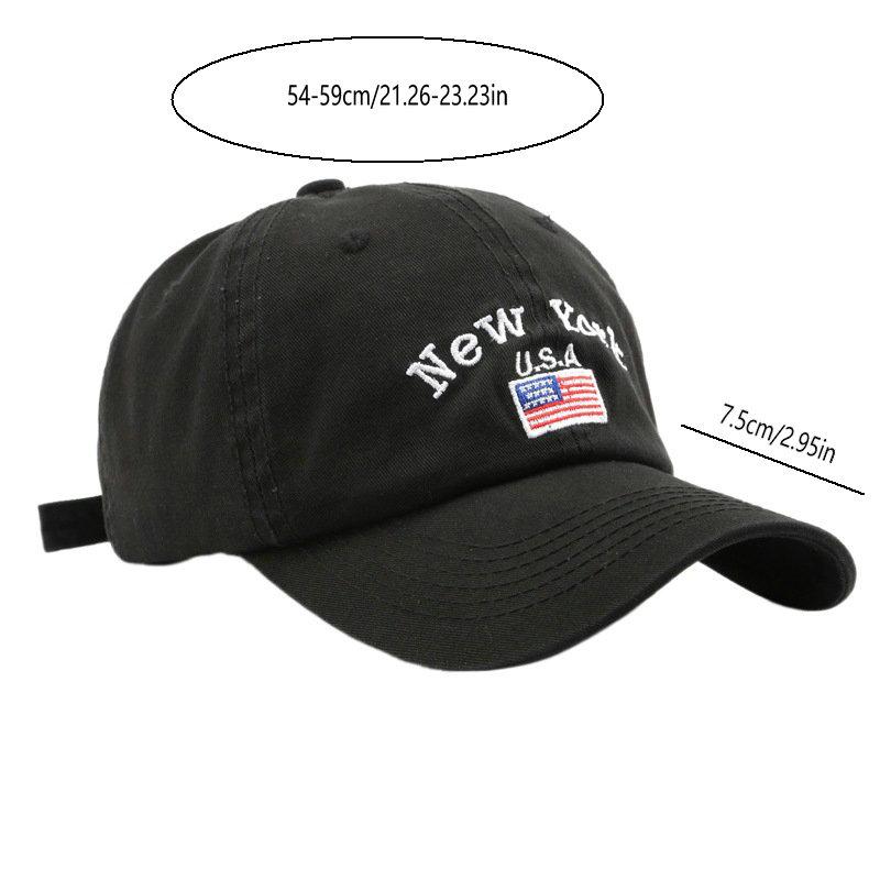 Stylish Letter Baseball Cap - Hats for Men and Women with Sun Protection for Outdoor Activities Like Fishing, Mountaineering