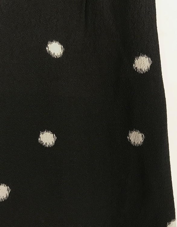 Seraphin SORINA Casual Maternity Black Dot Pattern Women's Dress,