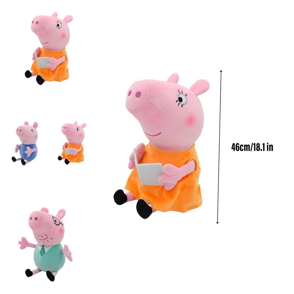 Peppa Pig Plüschtier Weiches und Kuscheliges Stofftier für Kinder