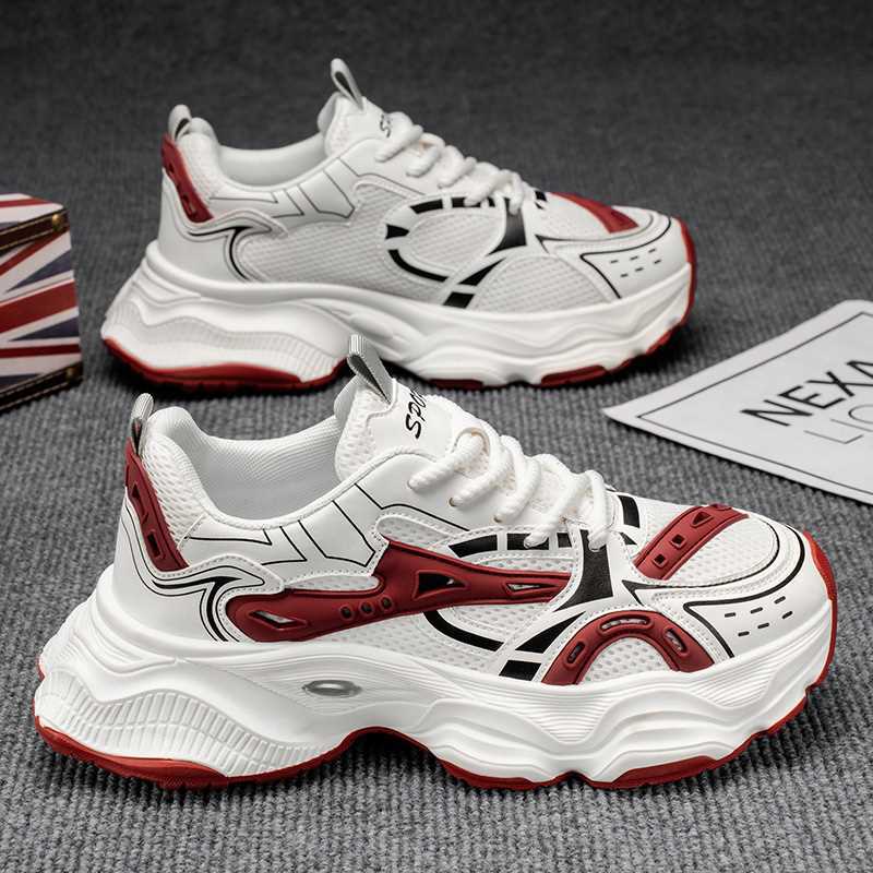 Autumn new outdoor leisure sports thick-soled wear-resistant sports shoes 39 standard sneaker size