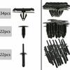Car Fastner Clips Clips Interior Accessories 1 Set/78pcs Black