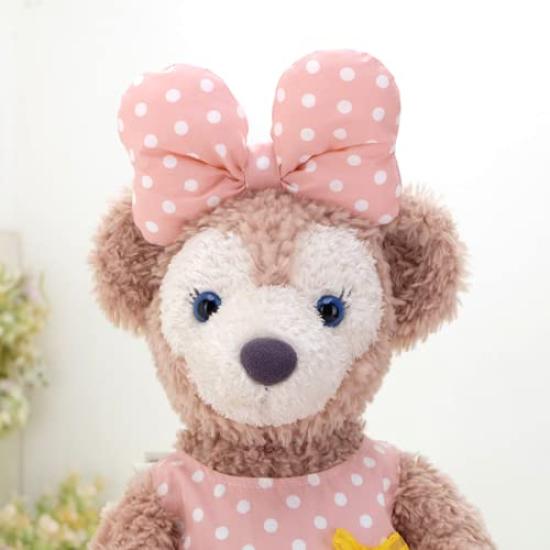 Cushu Cush Duffy and ShellieMay Costume Toy Sold Made In Cute Light Pink Polka Dot and Set (Plush Separately) Japan. Dress, Headband, Petticoat,
