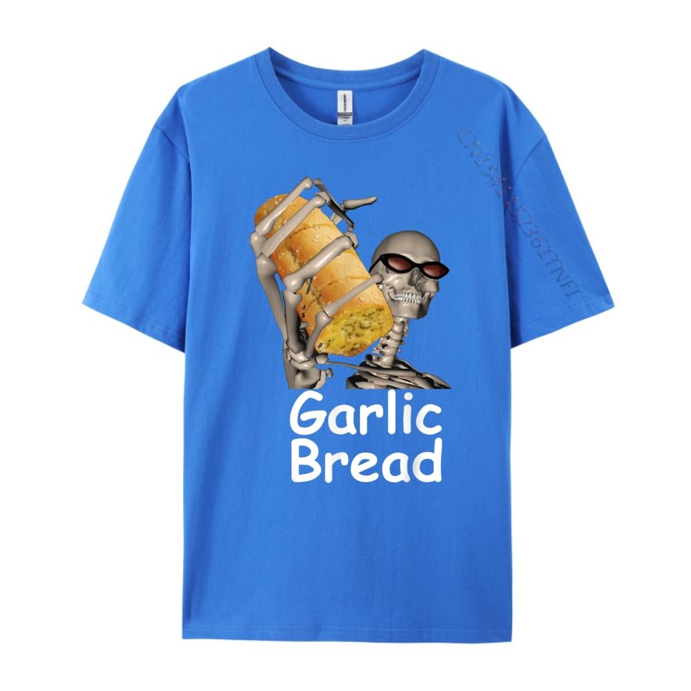 Garlic Bread Skeleton Funny Graphic Tees Men Clothes Big And Tall Graphic
