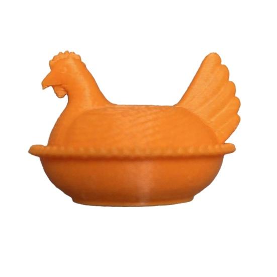 

3D Printed Hen Refrigerator Magnets Broody Chicken on Nest Fridge Magnet Farmhouse Kitchen Cabinet Locker Whiteboard Decoration оранжевый