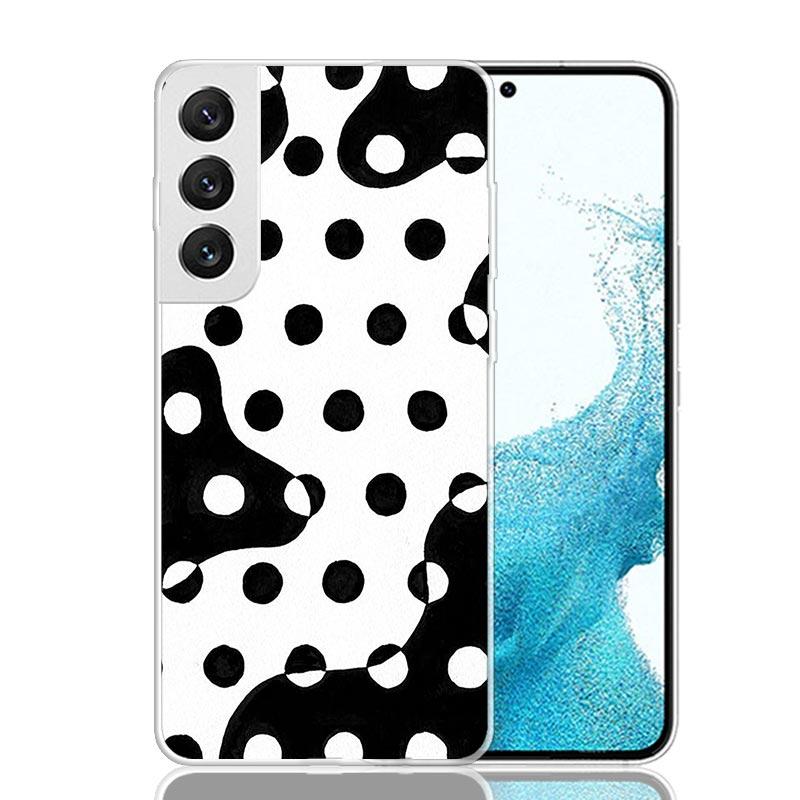 

Polka Dots Art Phone Case For Samsung Galaxy S26 Ultra S23 S24 S25 Edge S20 FE S21 S22 Plus Soft Print Shell Cover Fundas Galaxy Samsung S24 Ultra
