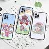 Cute K-Kawaii Dr. Slump Phone Case For IPhone 17 16 15 14 13 12 11 Pro Max Plus Mini Silicone Black Cover