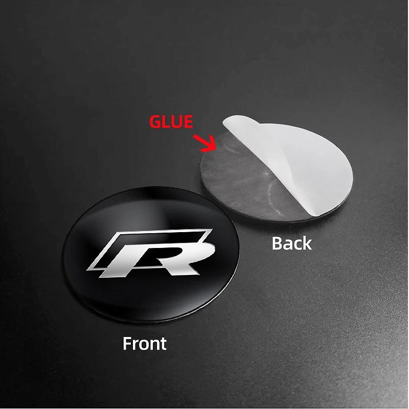 2026 Heiß Für Volkswagen VW 4 Stück 56mm 60mm 65mm Auto Styling Radnabenkappe Nabenkappe Abzeichen Zubehör Für Volkswagen Tiguan B