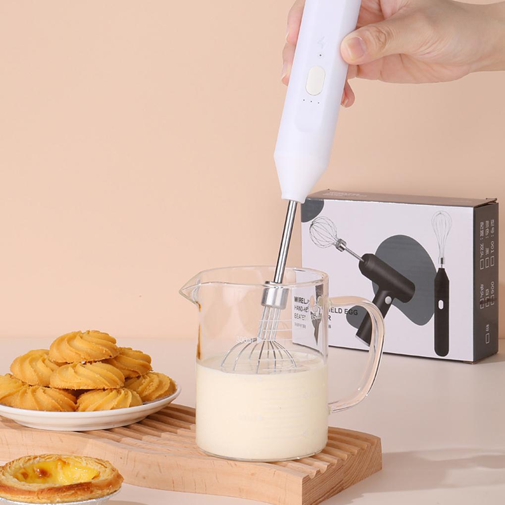 Electric Egg Beater with 3 S Tea Coffee Milk Household Stirrer Cream Mixer Drink Foamer Blender Kitchen Gadgets