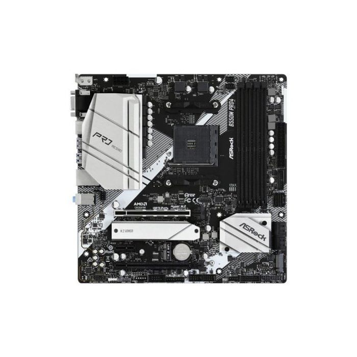 Carte Mère - ASROCK - B550M Pro4 - Micro ATX - Socket AM4 - 4x DDR4