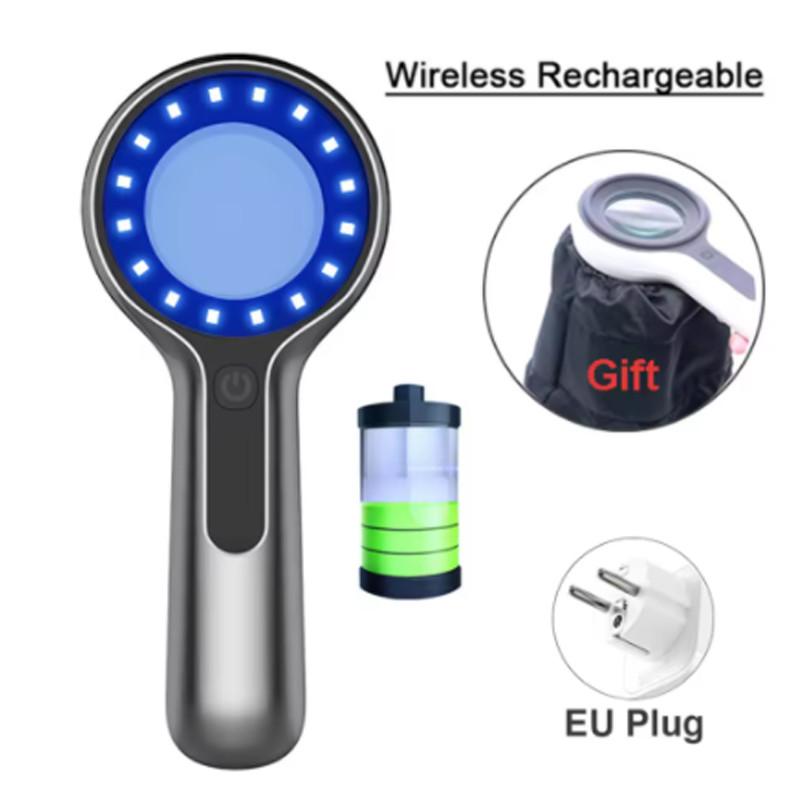 Rechargeable Wood's Lamp Skin Examination Test Medical Diagnostic Analyzer Machine Personal Beauty Care Ultraviolet Lamp
