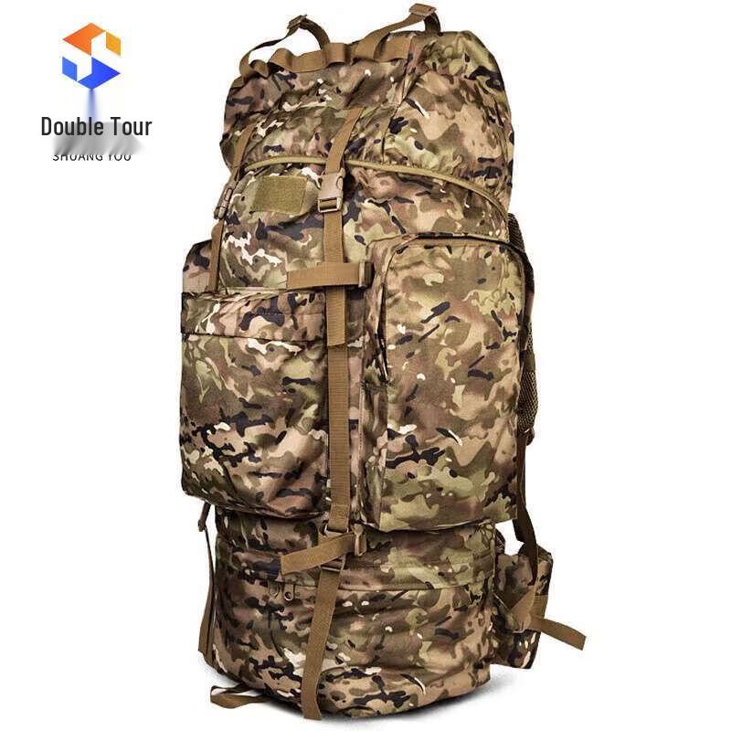 Tactical 110L Backpack with U-shaped Frame