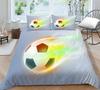 Quilt Cover Pillowcase Two Or Three-Piece Football Series 3D Digital Printing Polyester