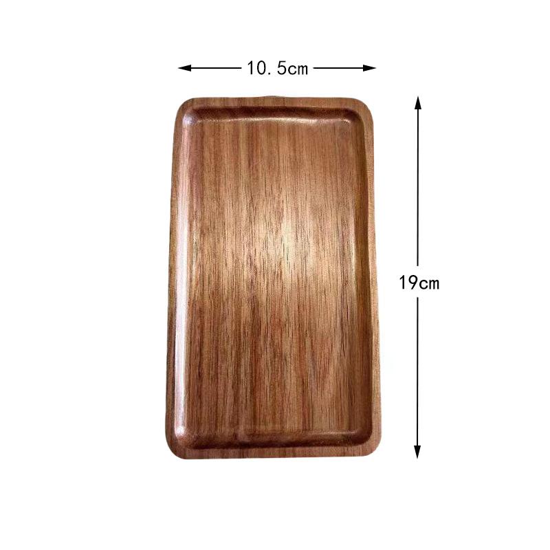 1 Stück Holz-Serviertablett - Multifunktionales Snacktablett, Küchen-Dekorationstablett, Sehr gut geeignet für Küche und Restaurant