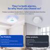 NOCCLILI 10-Year Battery 2-in-1 Independent CO Smoke Alarm and Fire Protection Smoke Detector Composite Carbon Monoxide Sensor