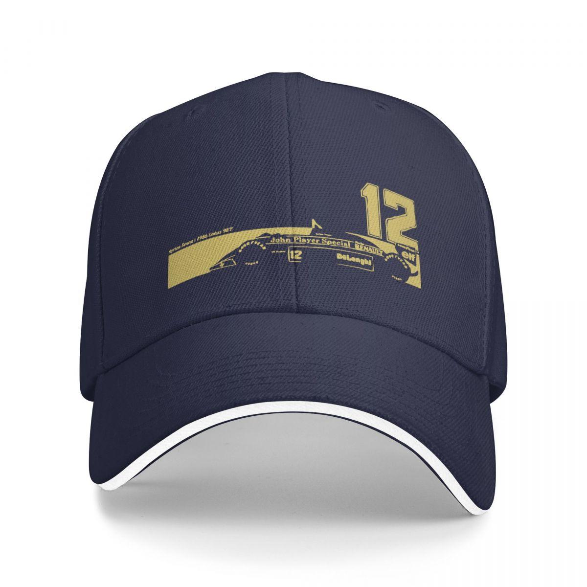 

Lotus Ayrton Senna Вбрання Кепка Тракер Кепки Шолом Команди Lotus John Player Кепка Вінтажна Для вулиці Бігу Гольфу Подарунок Головні убори One Size