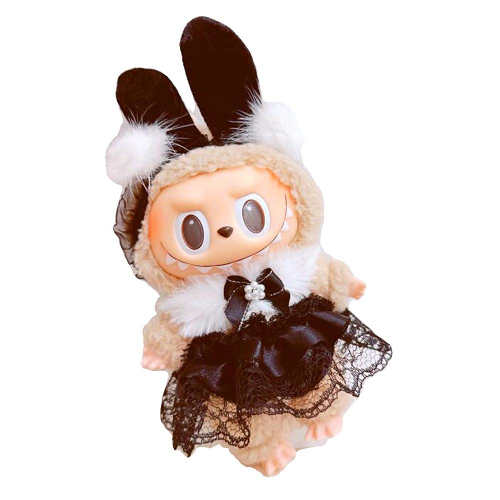Doll Clothes For 17cm Labubu Doll Cute Cartoon Doll Cosplay Costume For Kids Fans Birthday Gifts