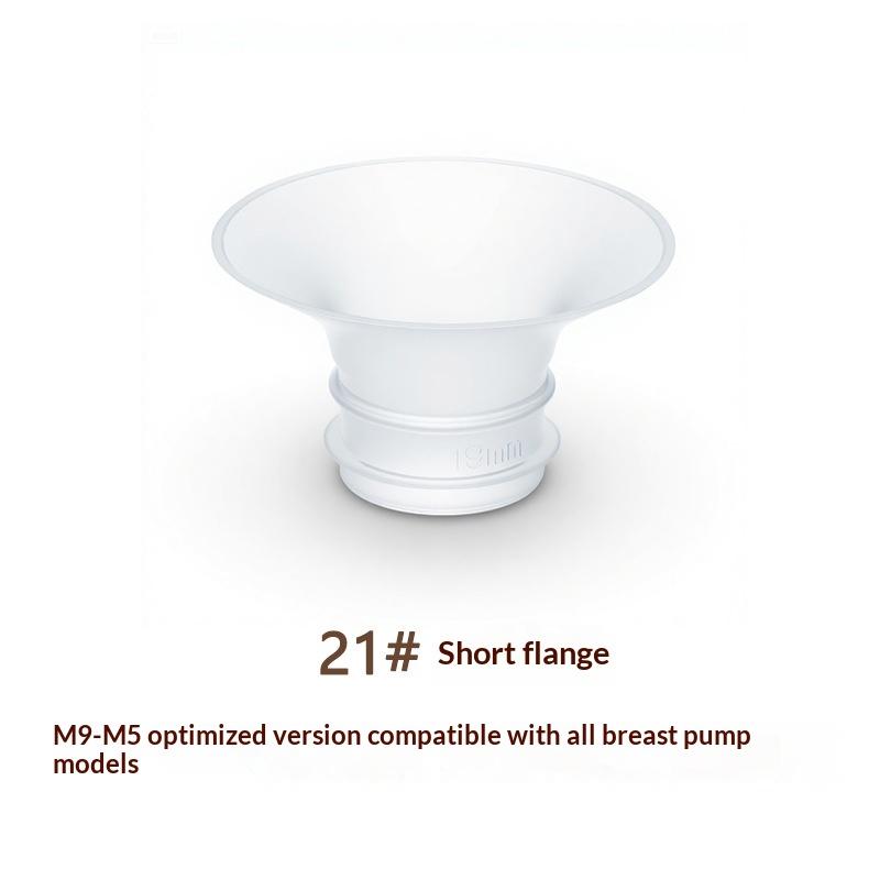 Multiple Size Silicone Flange Adapter for Breast Pumps 13/15/17/19/21mm User-Friendly for New Moms
