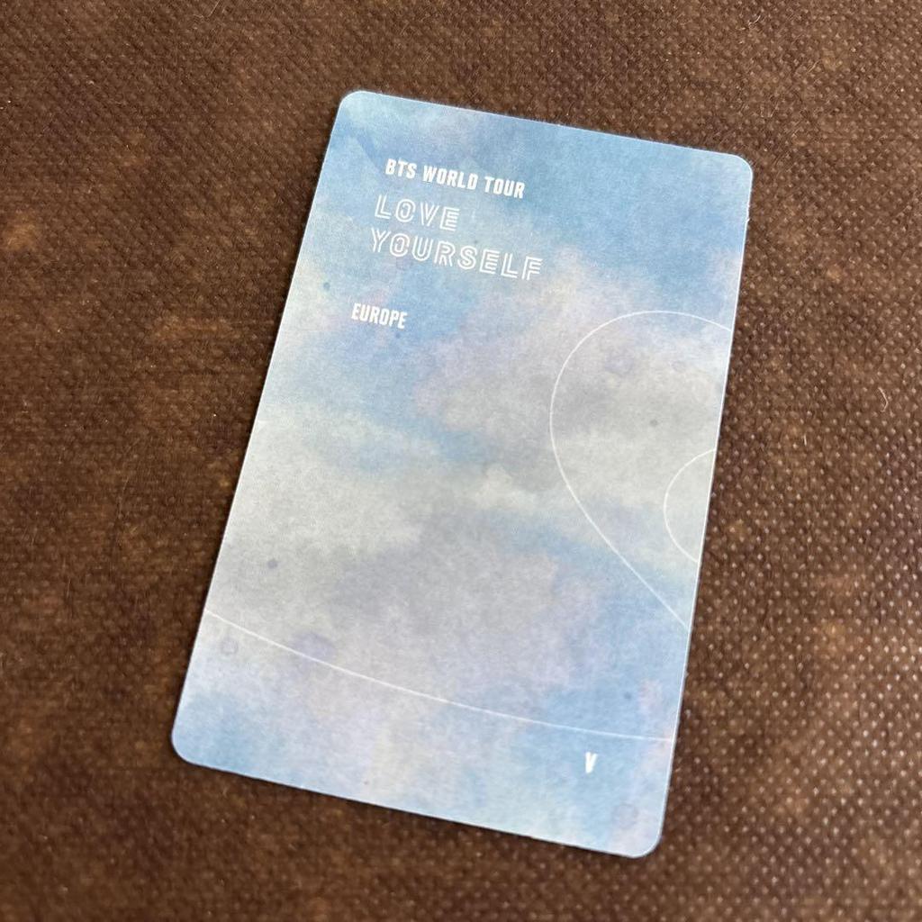 [USED] BTS LYS Europe DVD Trading Cards V Taehyung