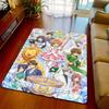 Cardcaptor Sakura Anime Design Rug Carpet Floor Mat Soft Surface Non Slip Base for Living Room Bedroom -QJY