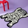 VIKAMA Creative Cartoon Tiger Rug Cute Animal Living Room Children's Bedroom Bed Blanket Home Decor Non-Slip Entrance Doormat