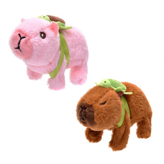 Interaktive Capybara Tierpuppe - Elektrisches Haustierspielzeug Mit Gehfunktion & Sound