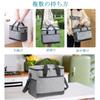 Roleness Large Capacity Foldable Cooler Bag 20L Cools and Keeps Food Cold Warm Soft Cooler Box Large Insulation Lightweight Handbag Shoulder Bag Ideal