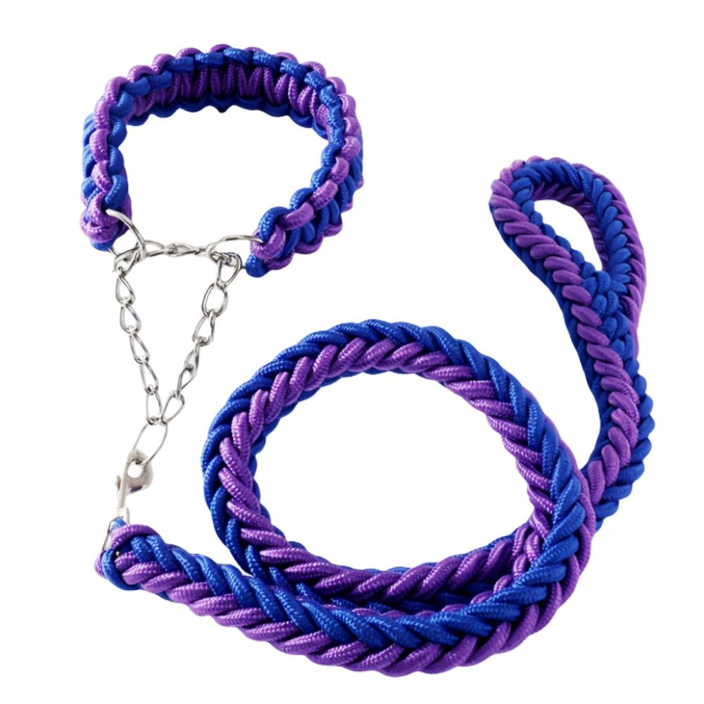 Smycze dla zwierząt Duże smycze dla psów Trwała dzianinowa obroża dla psa do chodzenia w górach Bieganie Artykuły dla zwierząt