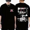 Anime Hunter X Hunter Eyes Graphic T-shirt Men Women Soft Cotton T Shirts Male Fashion Manga Oversized Streetwear