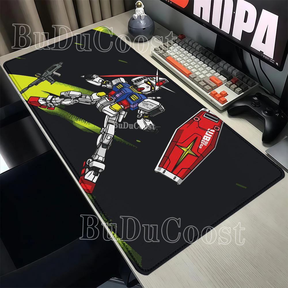 Mouse Pad Gundam RX-78-2 Anime Gaming XXL Non-slip Mousepad PC Computer Keyboard Office HD printing overlock esports Desk Mat