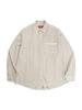 PSSHOPPER Pigment High Density Damaged Shirt [Cream]