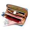 Women's Wallet Long Zipper Bag PU Wallet Coin Purse Zipper Bag Card Bag