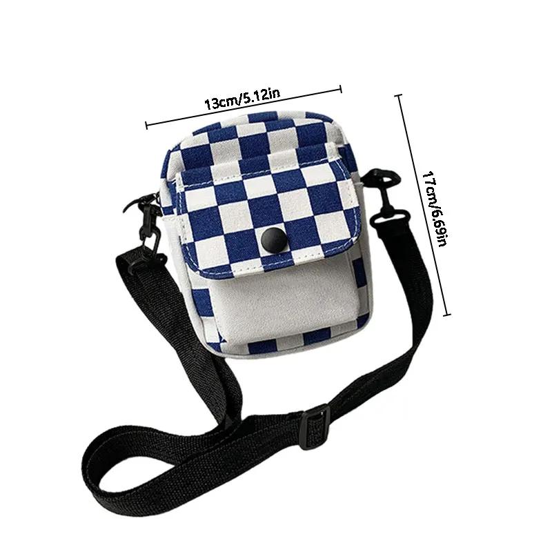 Холщовая маленькая женская сумка — фото 8