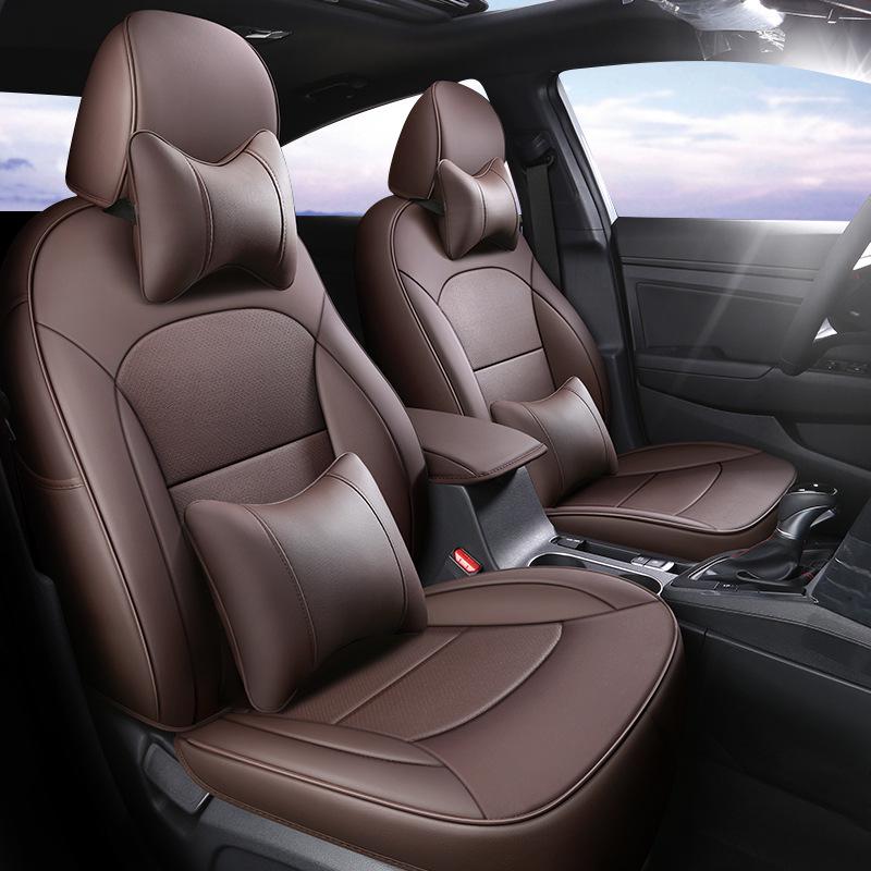 Hyundai Elantra Leather Car Seat Cushion - Perforated, All-Season, 5-Seat Compatible