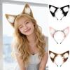 Japanese-style Faux Fox Ear Headband, Handmade Plush Fox Ear Hair Accessory Cos Halloween Costume Props and Accessories