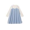 Girls Dress Spring and Autumn 2023 New Arrival Girls Cotton Long Sleeves Minimalist Fashionable Princess Dress Children Cute Dress