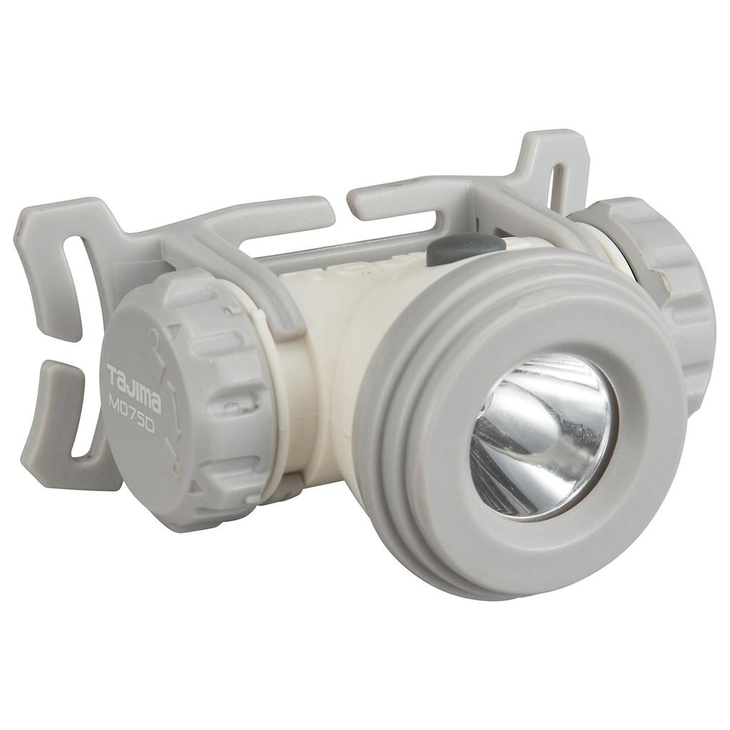 Tajima LED Maximum Brightness 18 Hours of Light At 5lm LE-M075D-W Headlight, White, 70lm,