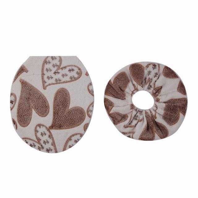 

Srysjs, 2 шт./компл., чехол для сиденья из хлопкового линта и коврик для туалета, декоративные чехлы на сиденья для унитаза, крышки, акции