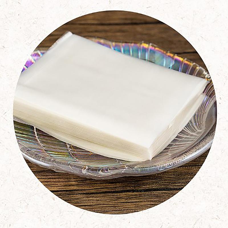 100/500 Sheets Edible Glutinous Rice Paper Practical Candy Sugar Coated Wrapping Paper Nougat Edible Paper Candy Wrapper
