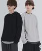 PIANER [2 Pack] Heavyweight Ribbed Oversized Long Sleeve Tee (3 Colors) (Type B)