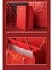 Retro Chinese Red New Year Valentine Gift Bag - Candy Box Paper Handbag Souvenir
