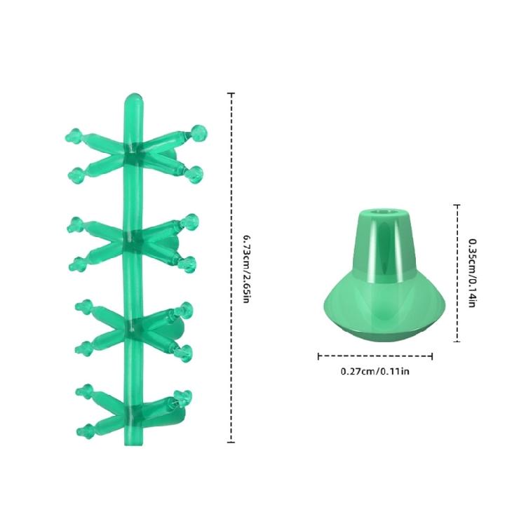 10pack PVC Fishing Beads Soft Baits Stoppers Simple Installation For Competition Leisures Fishing