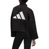adidas Athletics Pack Logo Print Loose Fit Stand Collar Long Sleeve Sweatshirt Women Sweatshirt EA0343