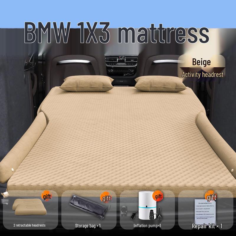 Aufblasbare Auto-Matratze für den Rücksitz des BMW iX3 - Schlafmatte für Kofferraum & Rücksitz