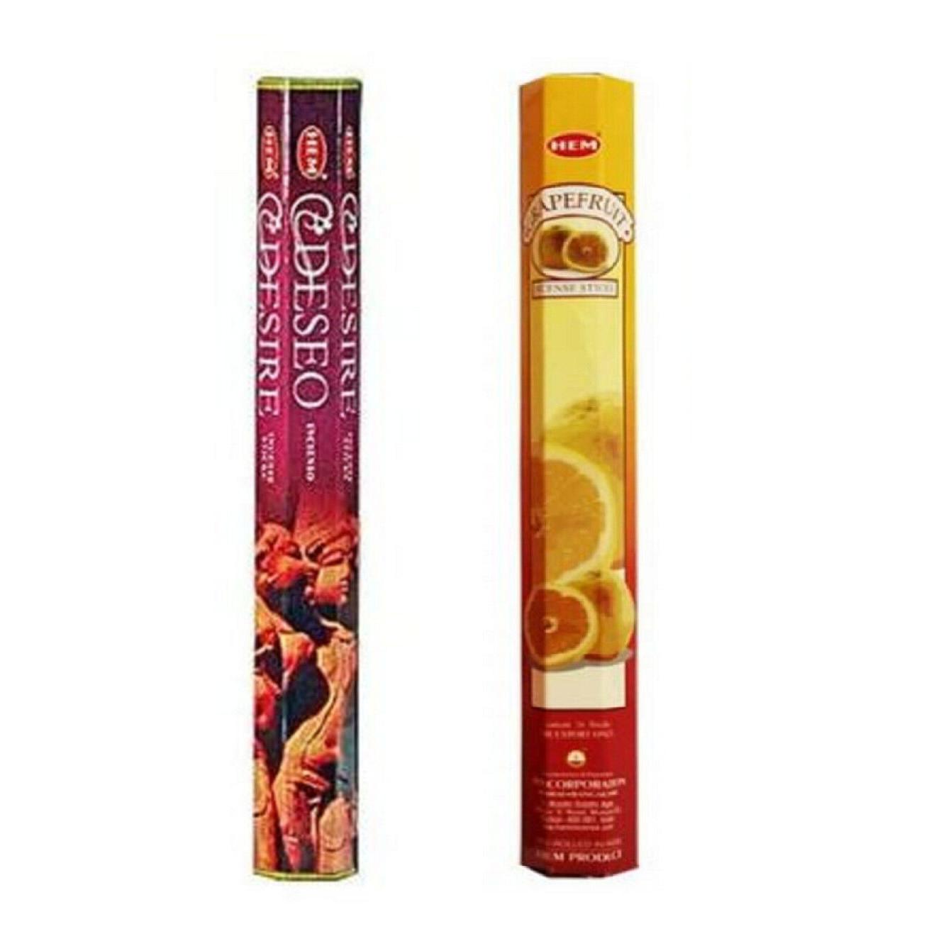 @ Hem Incense Sticks Agarbatti Combo Of Desire & GrapeFruit m415 MJ-486-60%OFF