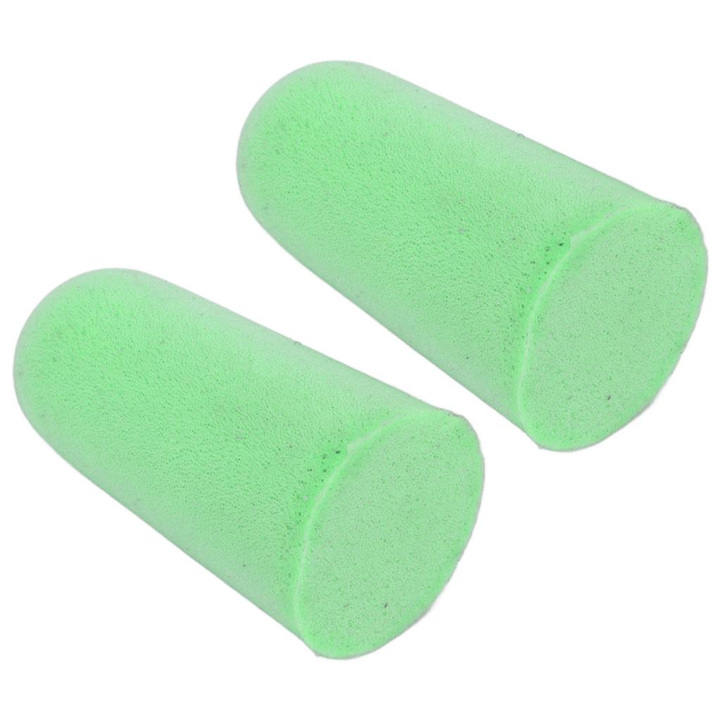 2Pcs Earplugs Sponge Sound Insulation Noise Prevention Household Sound Insulation EarplugsGreen