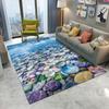 Sea Star Beach Waves Shell Colored Stone Sand Carpet Living Room Bedroom Home Decoration Children's Playground Non Slip Foot Mat