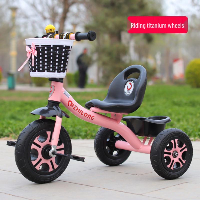 Lightweight Children's Pedal Car Stroller Tricycle for Ages 1-5