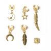 26pcs Dread Locks Hollow Out Hair Ring Metal Cuff Clips Hair Braid Tubes Dreadlocks Beads  Women
