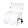 Acrylic Donation Box Ballot Comment Mailbox Letter Post Collection Mail