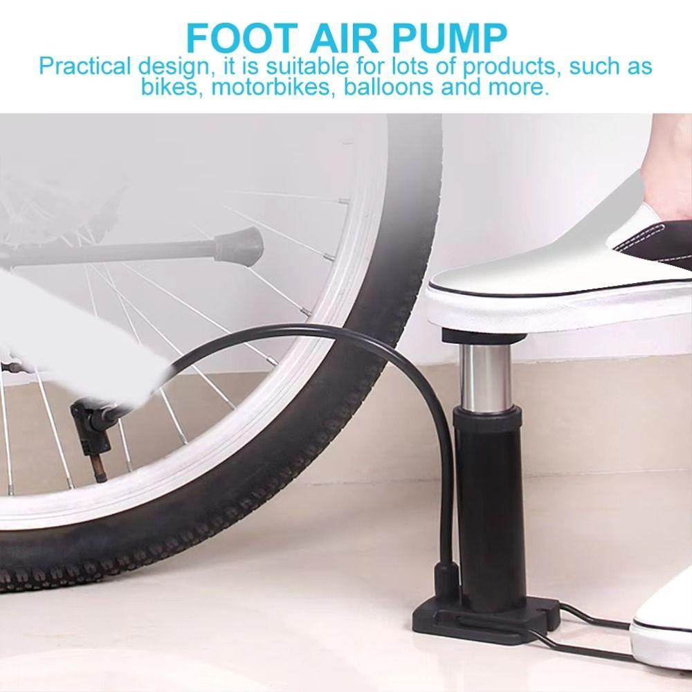 Aluminium Zinc Zinc Alloy Biking Air Pump Mini Bike Foot Pump Bicycle Inflator Pump Outdoor